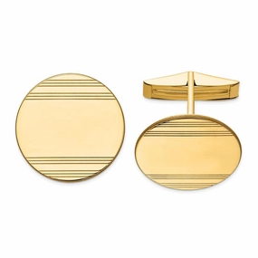 14k Cuff Links