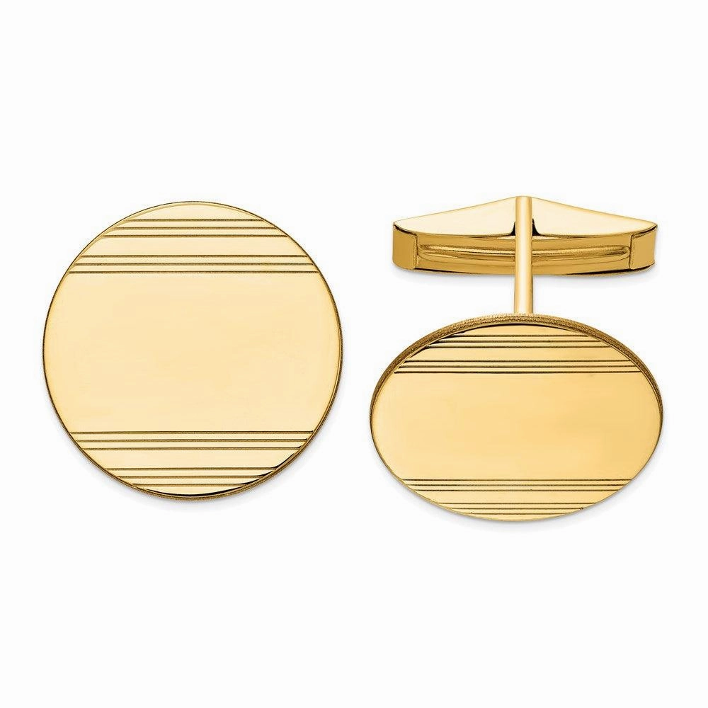 14k Cuff Links