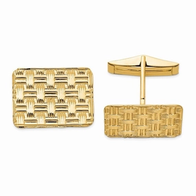 14k Cuff Links