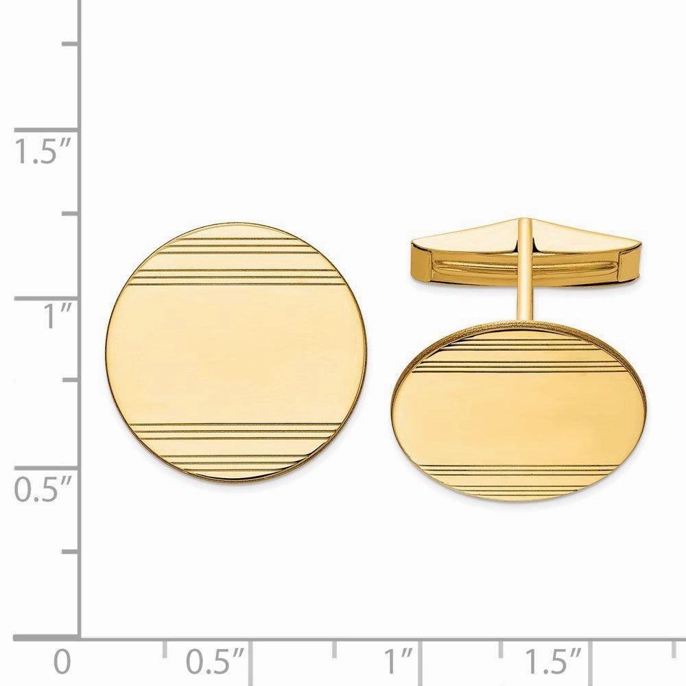 14k Cuff Links