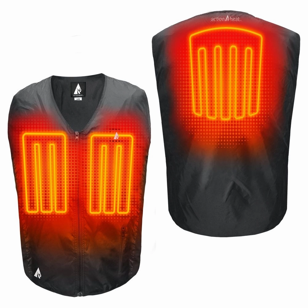 ActionHeat 5V Heated Vest Liner for Men - Black - L/XL