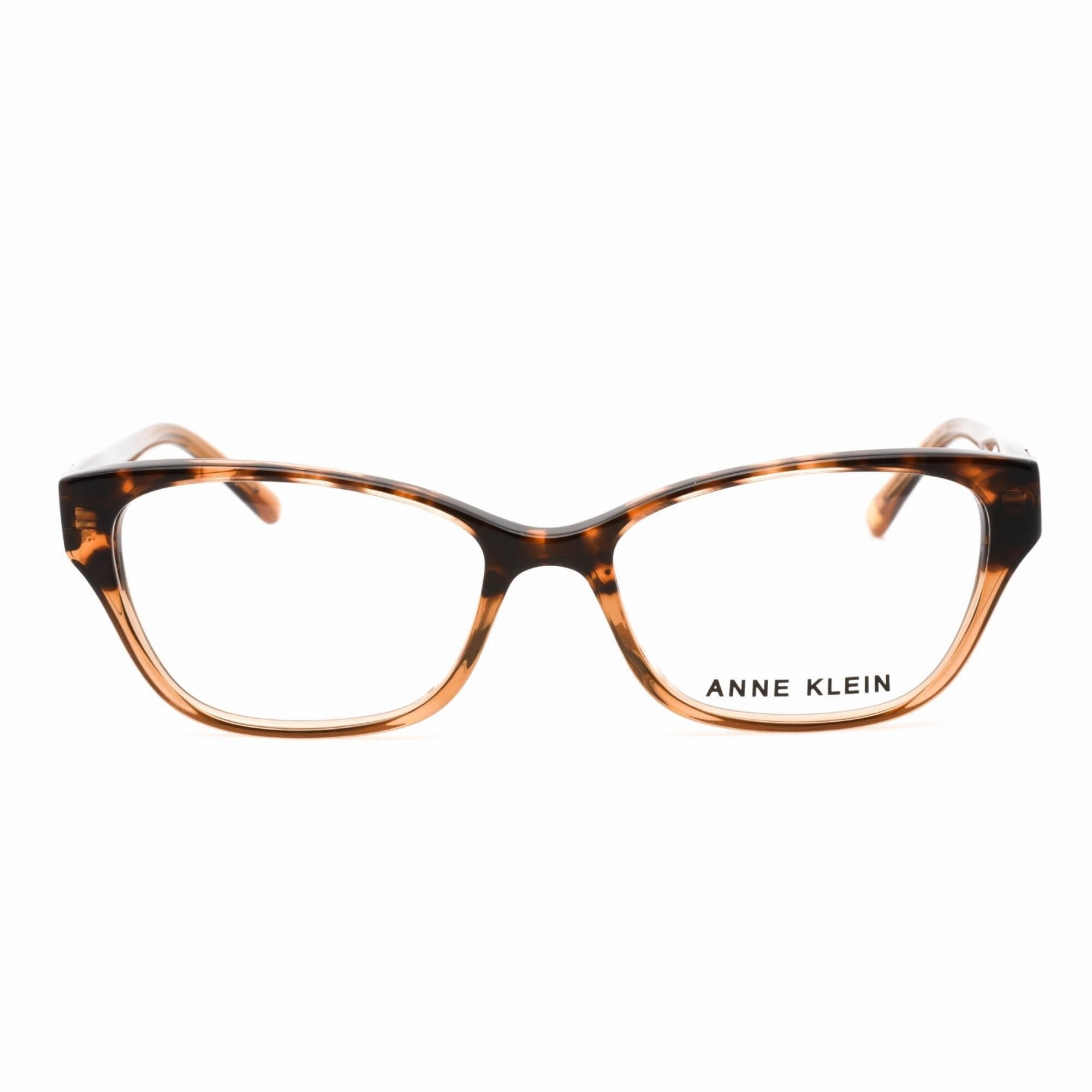 Anne Klein Men's Eyeglasses - Mocha Tort Fade Cat Eye Plastic Frame | AK5036 200