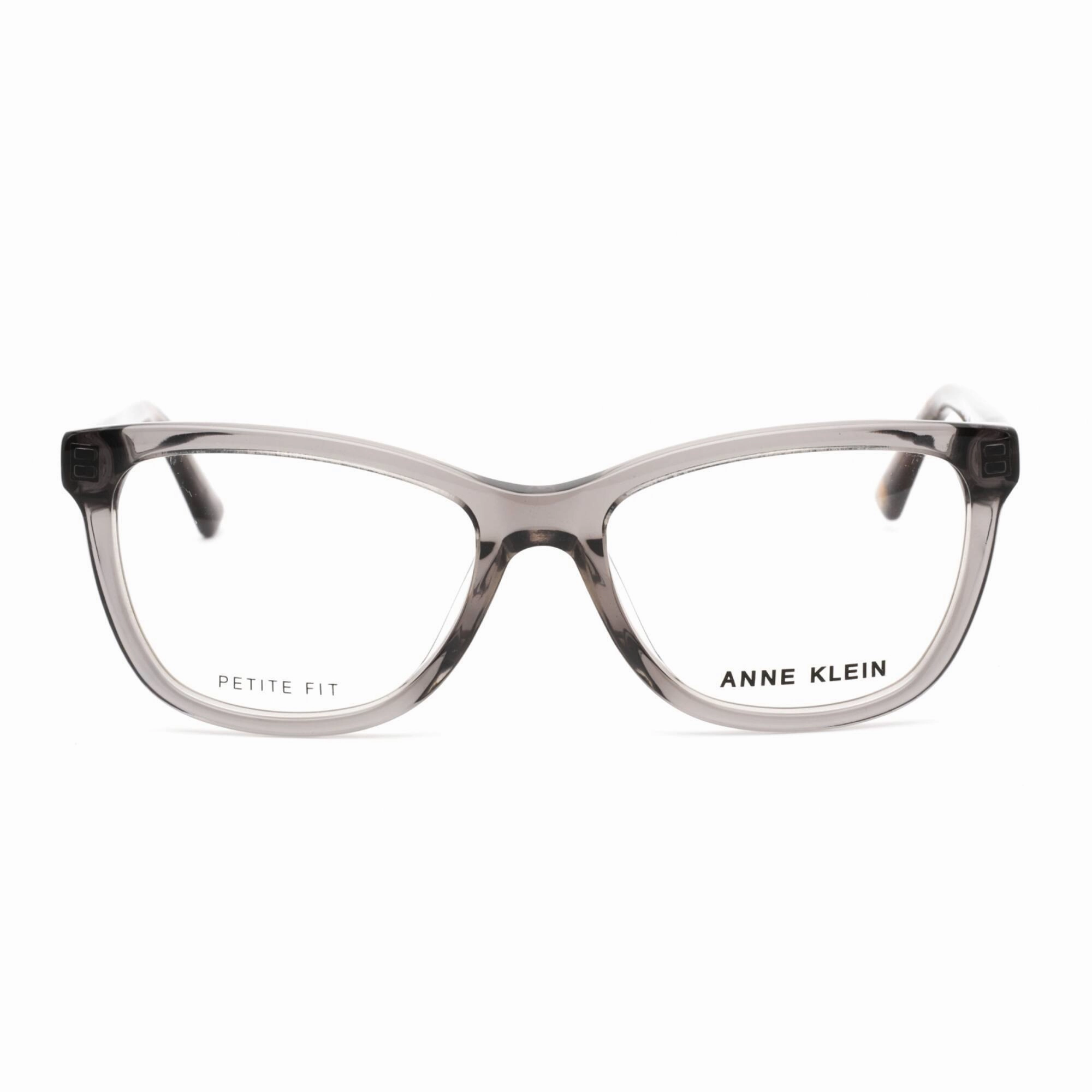 Anne Klein Men's Eyeglasses - Smoke Cat Eye Full Rim Plastic Frame | AK5074 036