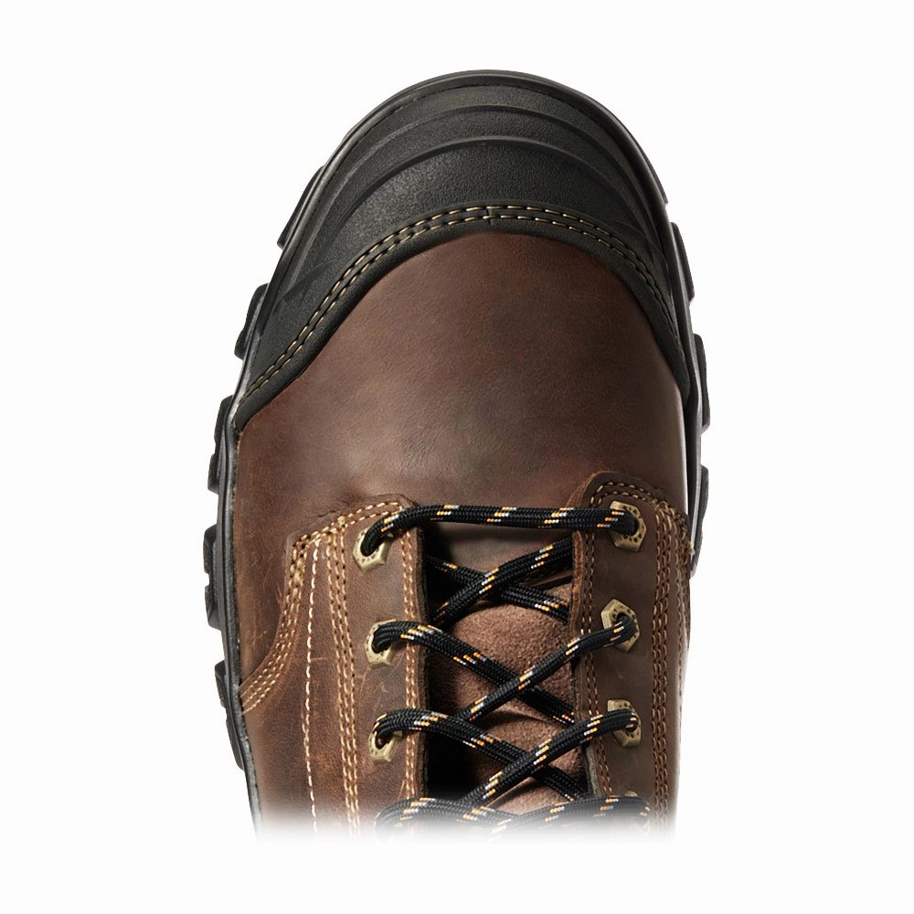 Ariat 10034672 Treadfast 6" Brown Work Boots with All Day Cushioning