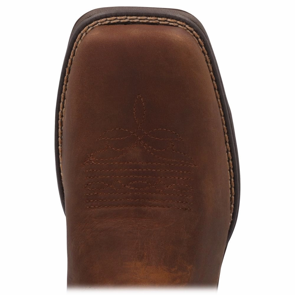 Ariat Women's 10038428 Anthem Shortie II Waterproof Western Boots, Distressed Brown - 8M