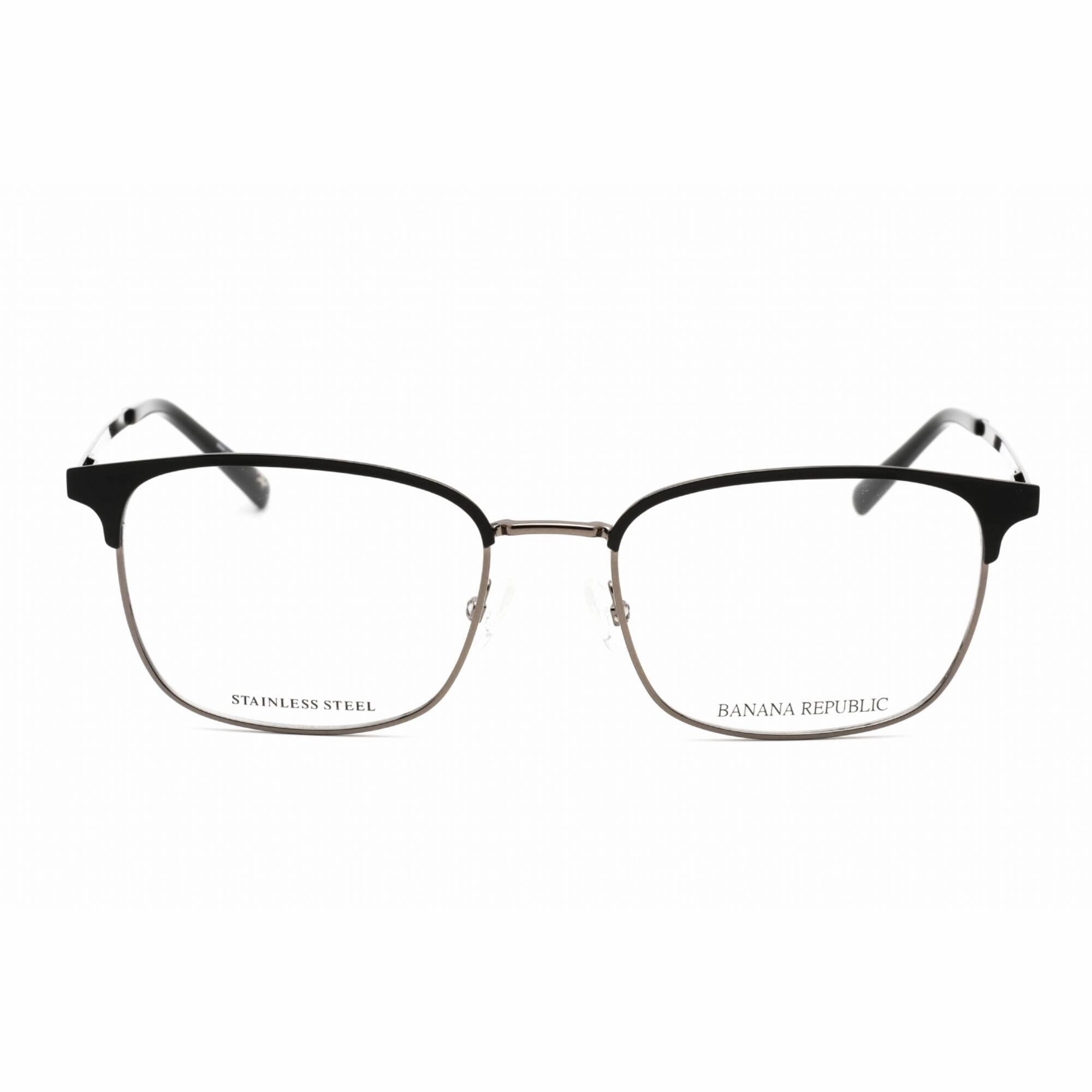 Banana Republic Men's Eyeglasses - Matte Black Metal Rectangular | DARREL 0003 00