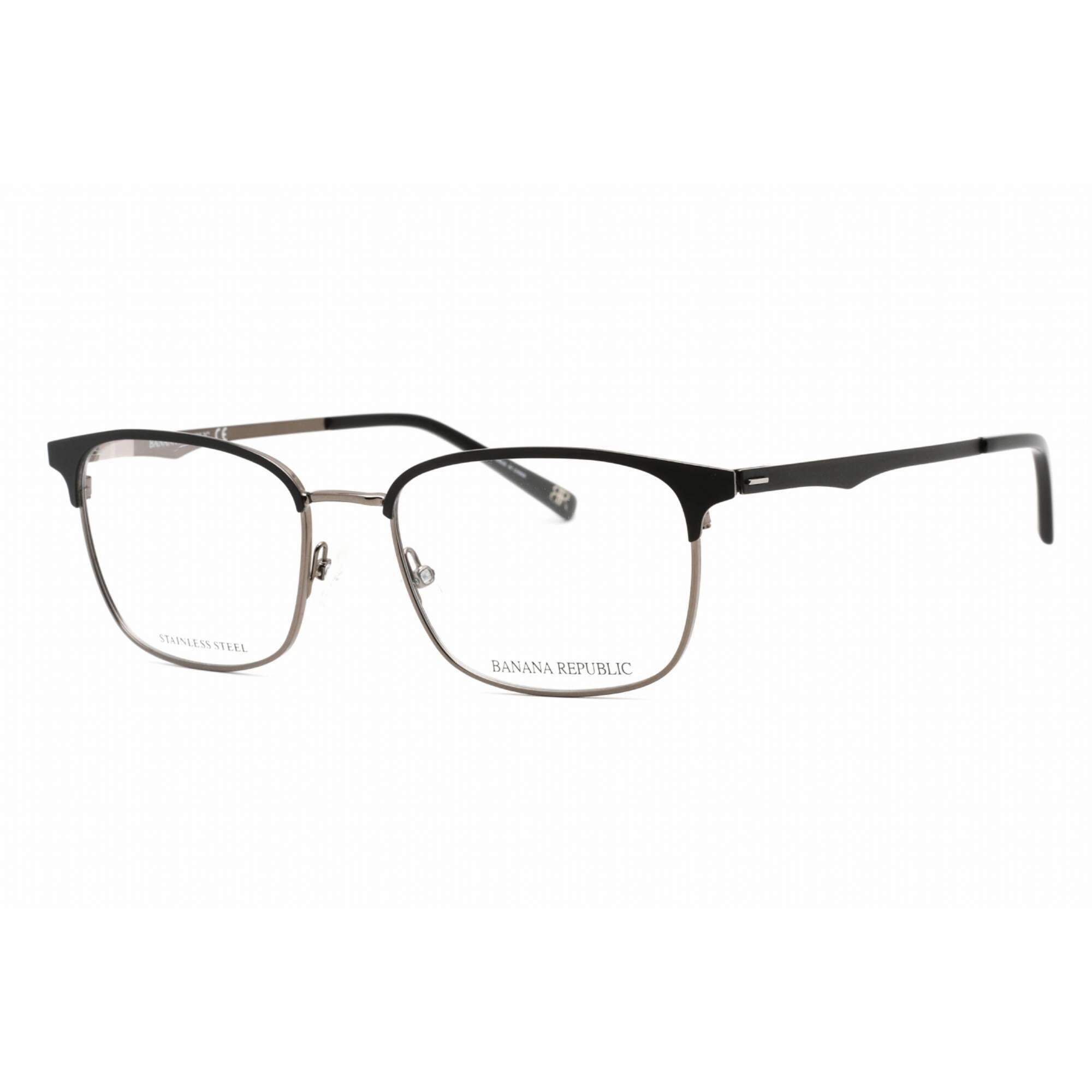 Banana Republic Men's Eyeglasses - Matte Black Metal Rectangular | DARREL 0003 00