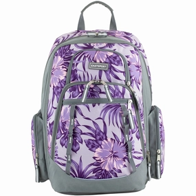 Bijoux 110710R0-HBE Eastsport Diamond Expandable Recycled Backpack, Hibiscus Edge