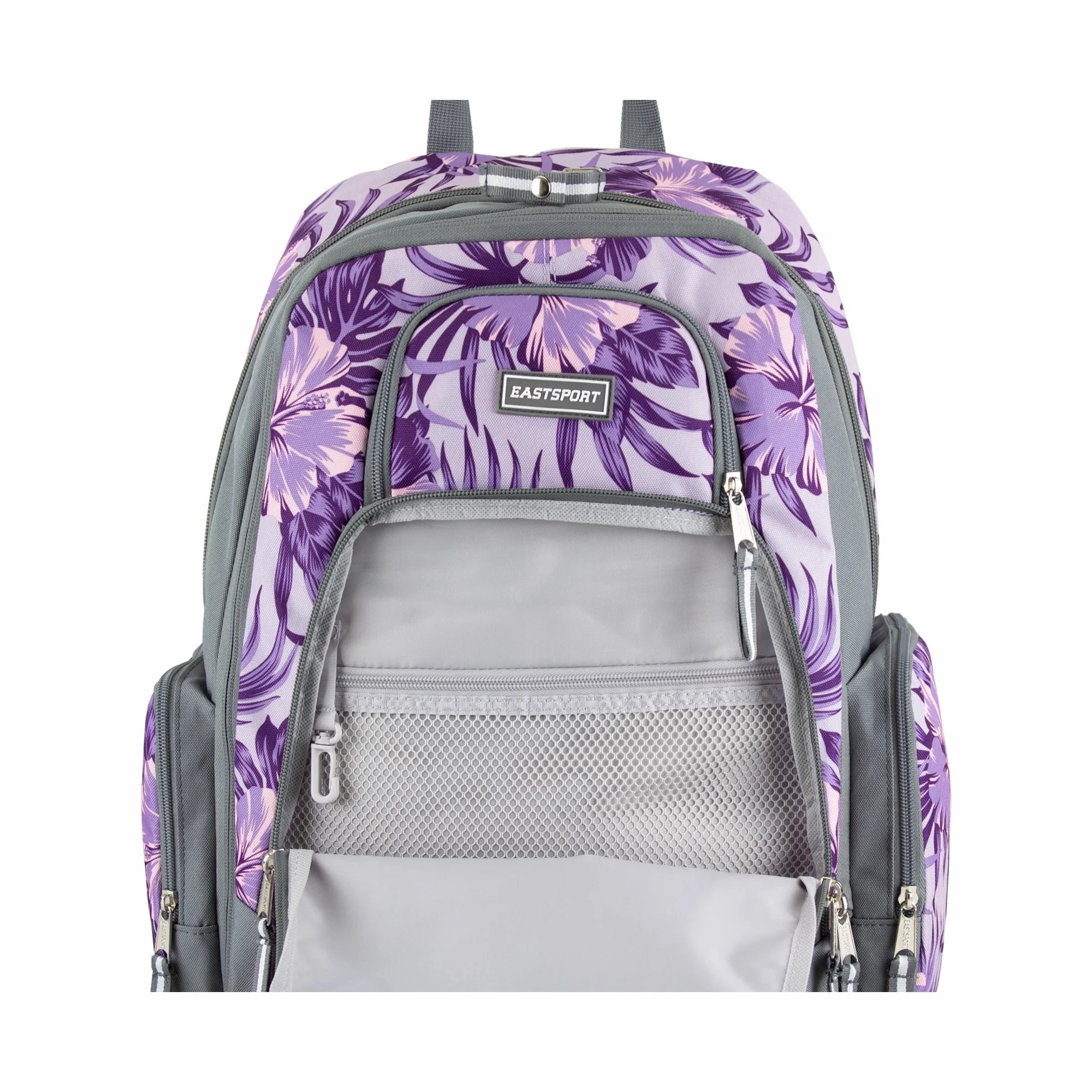 Bijoux 110710R0-HBE Eastsport Diamond Expandable Recycled Backpack, Hibiscus Edge