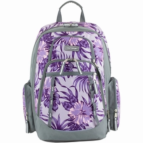 Bijoux 110710R0-HBE Eastsport Diamond Expandable Recycled Backpack, Hibiscus Edge