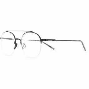 Calvin Klein Men's Eyeglasses - Black Metal Round Frame | CALVIN KLEIN CK19144F 001