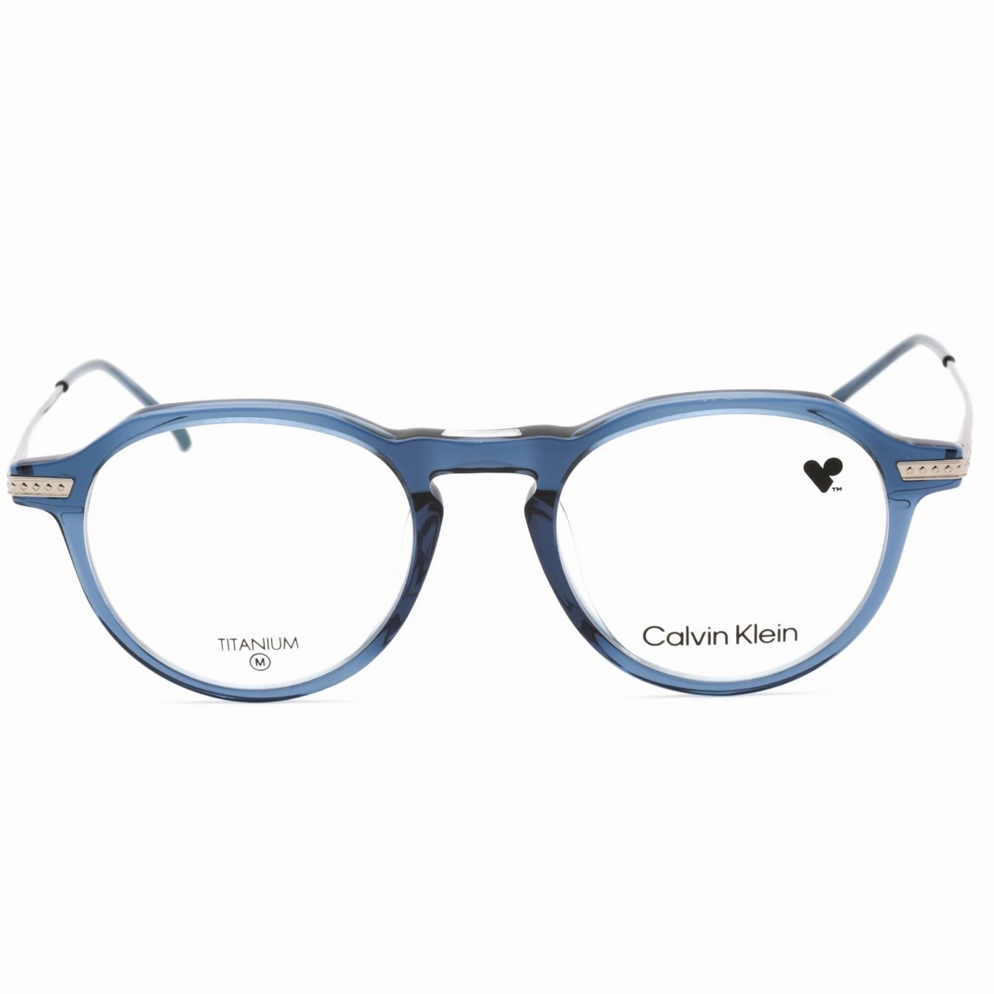 Calvin Klein Men's Eyeglasses - Blue Full Rim Fixed Nose Pads Frame | CK23532T 438