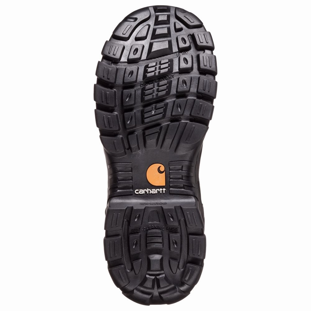 Carhartt CMC1259 10'' Safety Toe Waterproof Insulated Pac Boots for Men - Brown/Black - 9 M