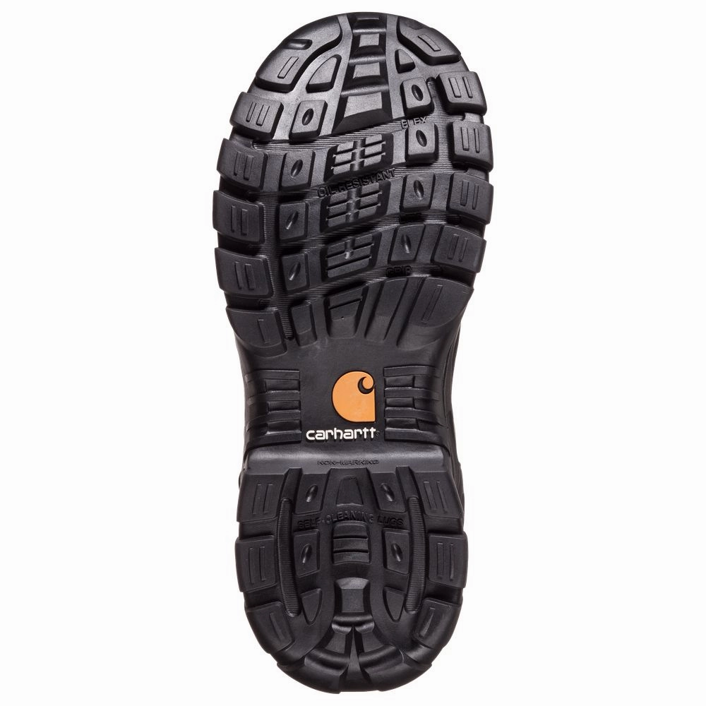 Carhartt CMC1259 10'' Safety Toe Waterproof Insulated Pac Boots for Men - Brown/Black - 9 M
