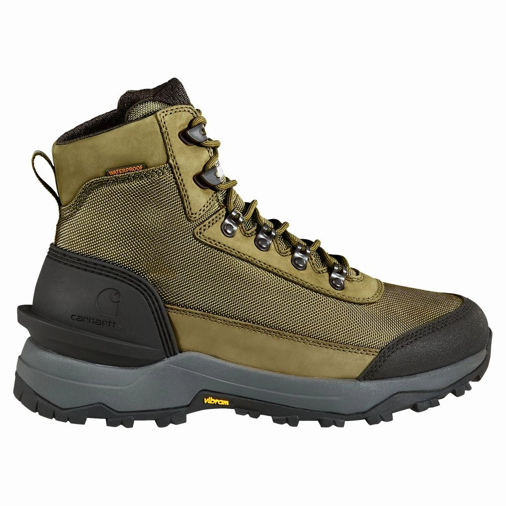 Carhartt FP5070-M Outdoor Hike Waterproof Hiking Boots for Men - Olive - 11.5M