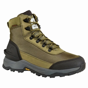 Carhartt FP5070-M Outdoor Hike Waterproof Hiking Boots for Men - Olive - 12M