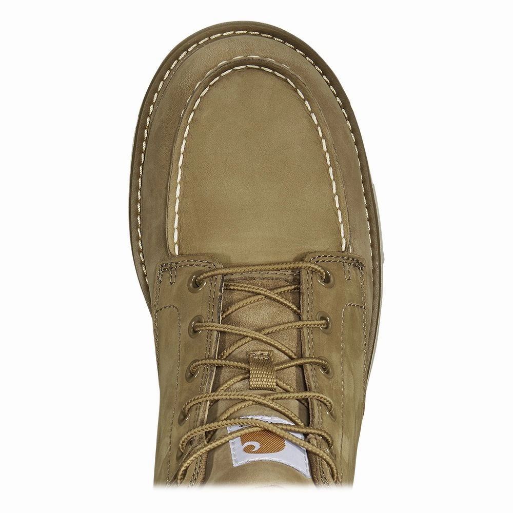 Carhartt Millbrook 5 Waterproof Wedge Work Boots for Men - Coyote - 9M