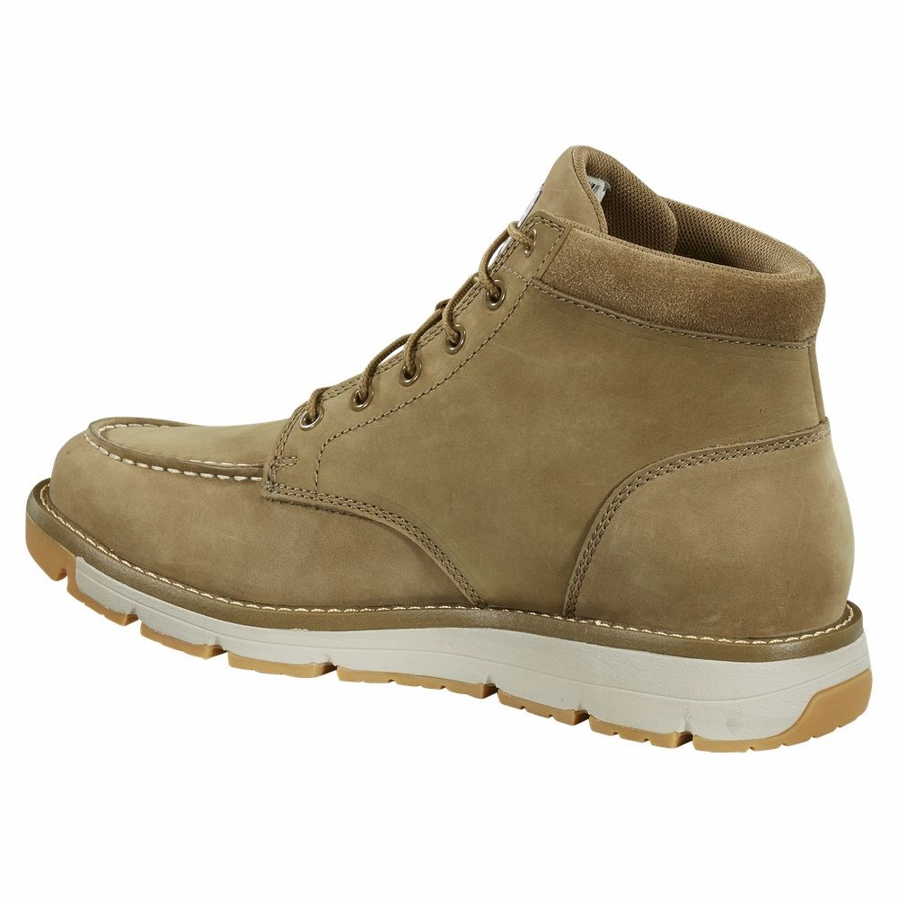 Carhartt Millbrook 5 Waterproof Wedge Work Boots for Men - Coyote - 9M