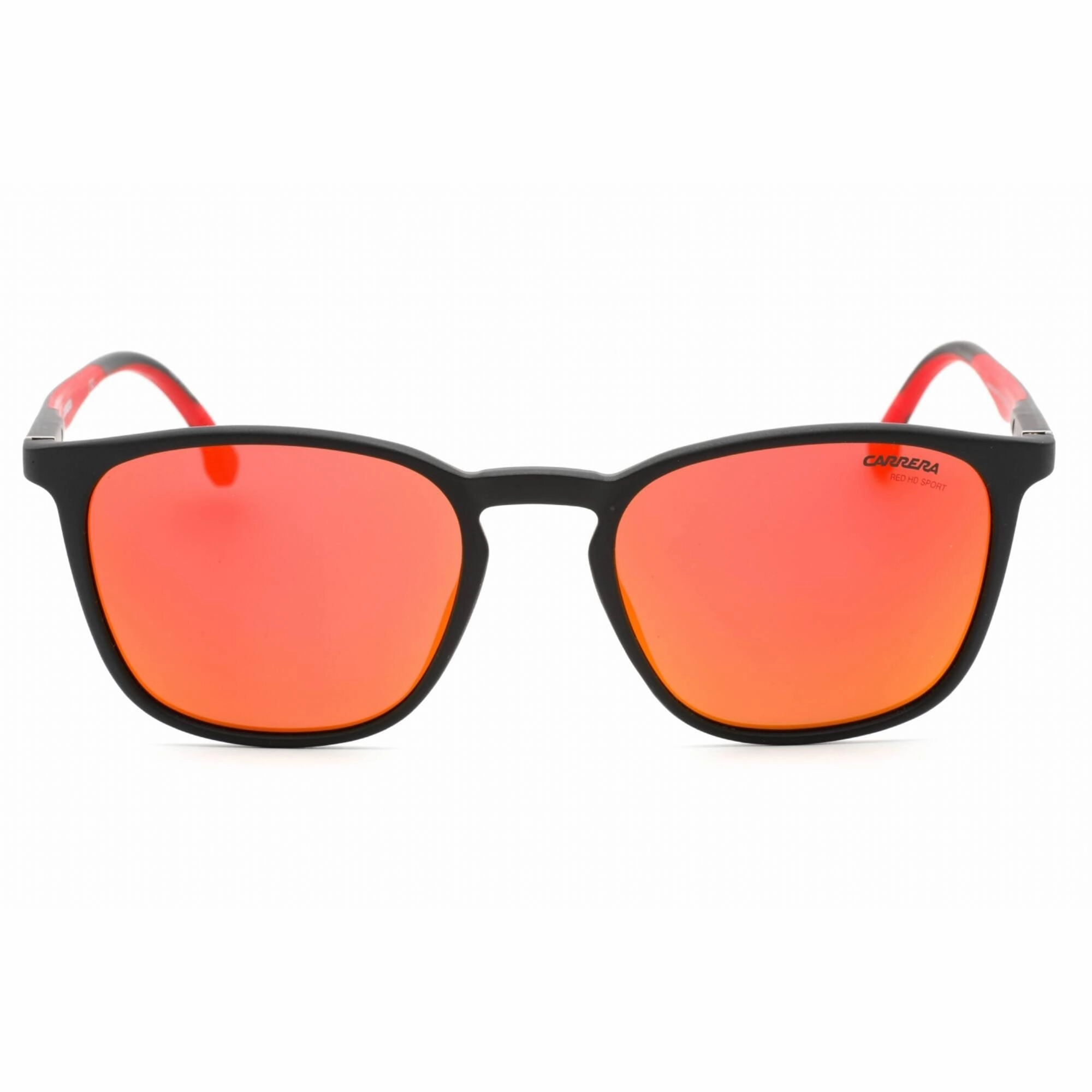 Carrera Men's Sunglasses - Black/Red Plastic Square Frame | CARRERA 8041/S 0OIT W3