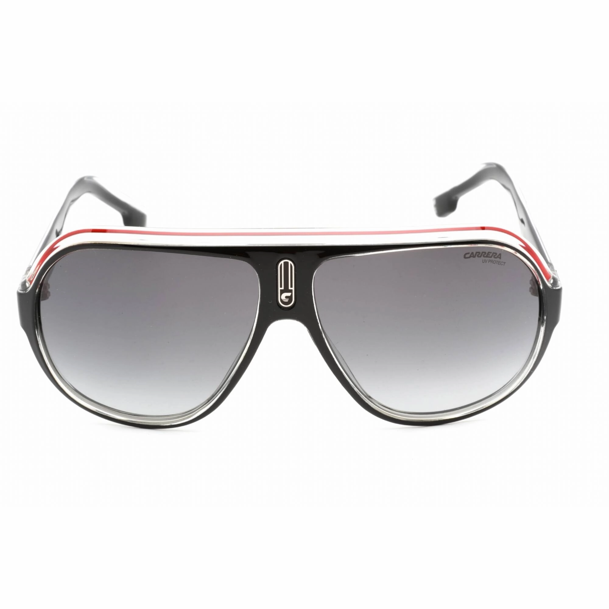 Carrera Men's Sunglasses - Black White Red Plastic Frame | SPEEDWAY/N 0T4O 9O