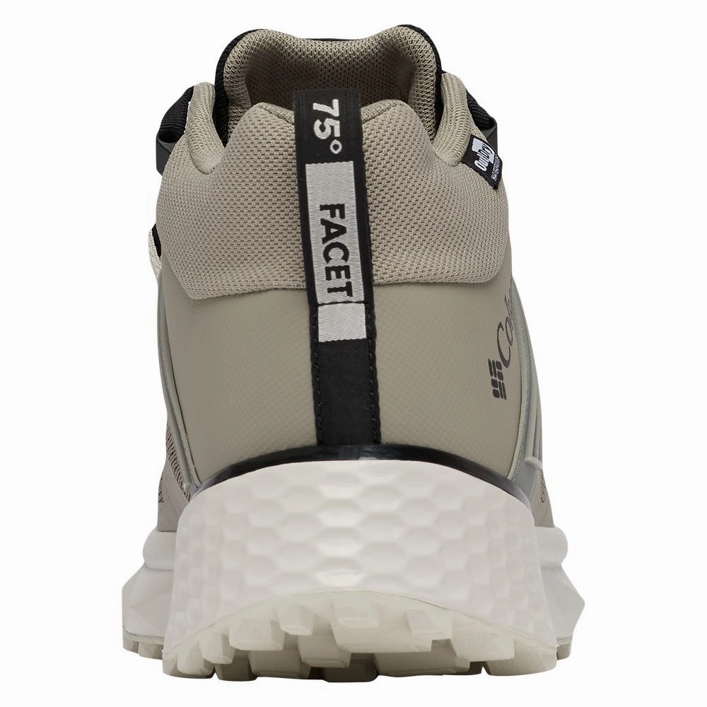 Columbia Facet OutDry 75 Mid Waterproof Hiking Boots for Men - Kettle/Black - 8M