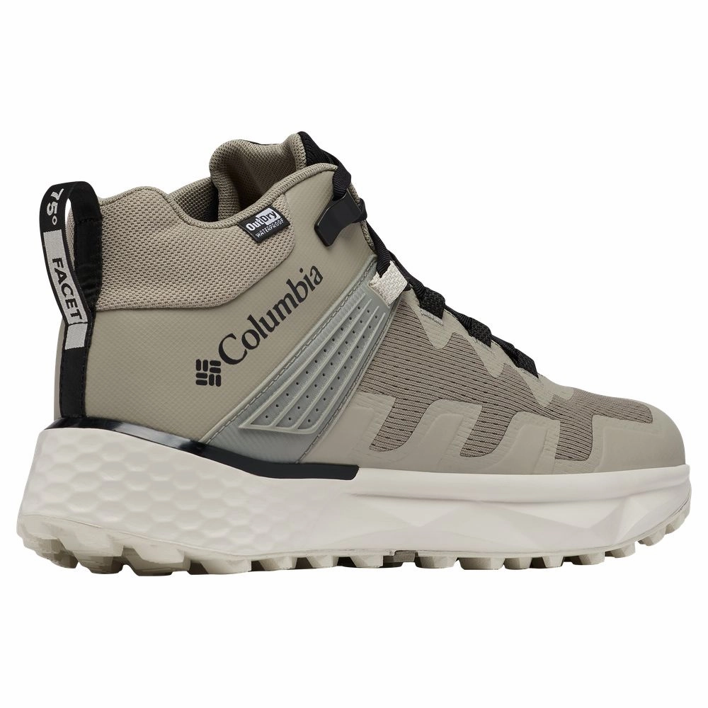 Columbia Facet OutDry 75 Mid Waterproof Hiking Boots for Men - Kettle/Black - 8M