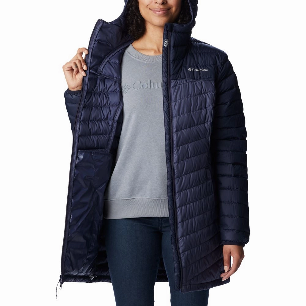 Columbia Westridge Mid Down Jacket for Ladies - Dark Nocturnal/Nocturnal - M