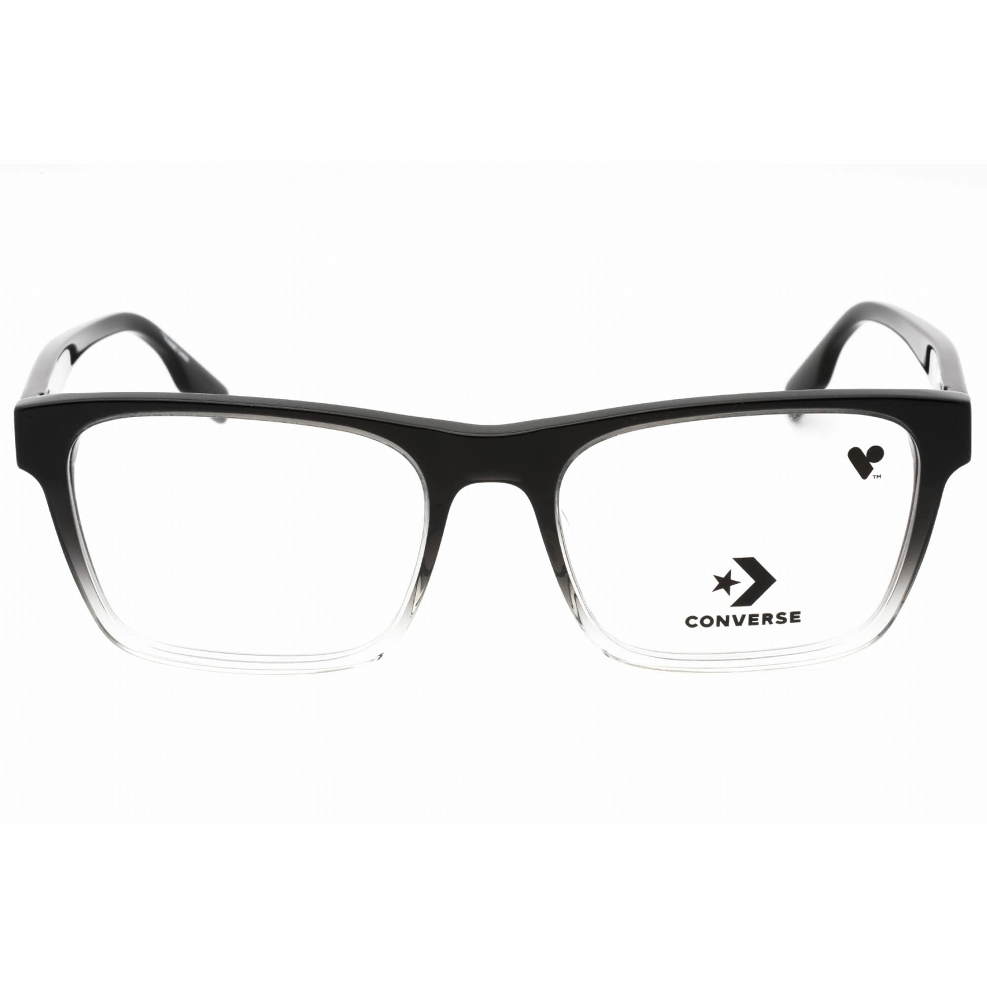Converse Men's Eyeglasses - Crystal Smoke Gradient Plastic Square Frame | CV5000 051