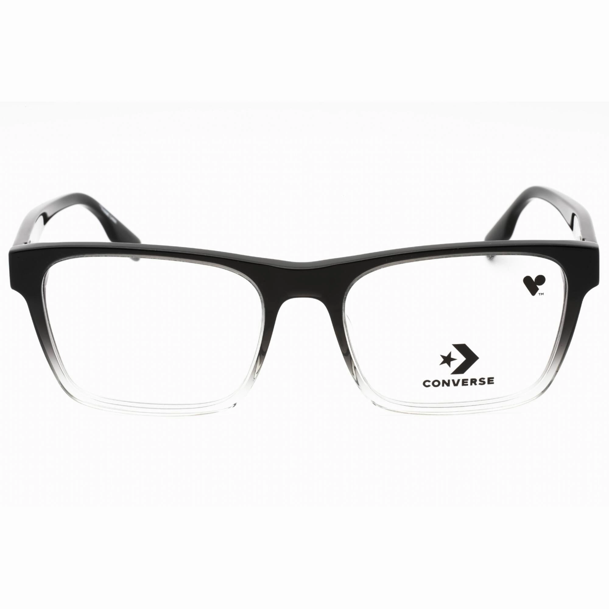 Converse Men's Eyeglasses - Crystal Smoke Gradient Plastic Square Frame | CV5000 051
