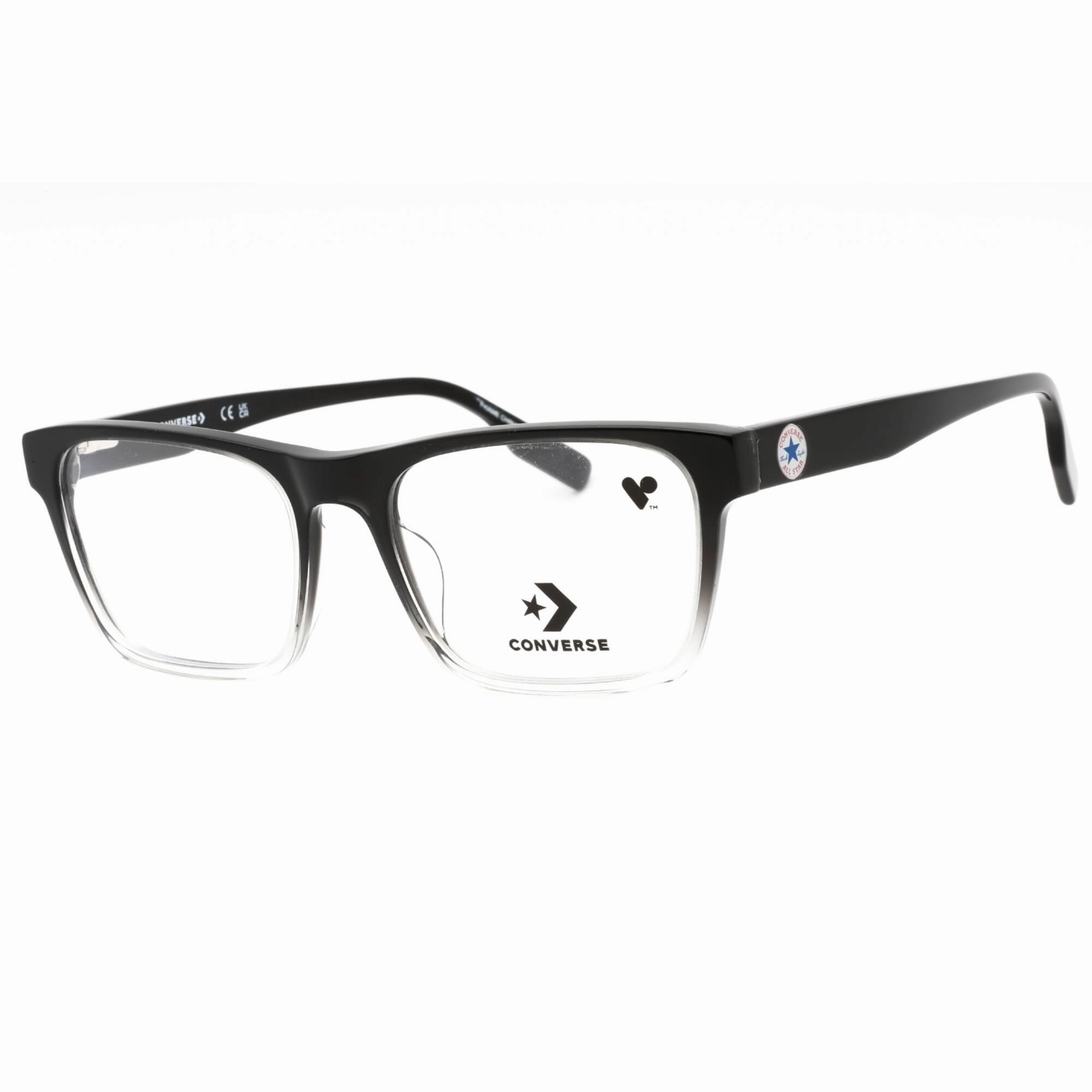 Converse Men's Eyeglasses - Crystal Smoke Gradient Plastic Square Frame | CV5000 051