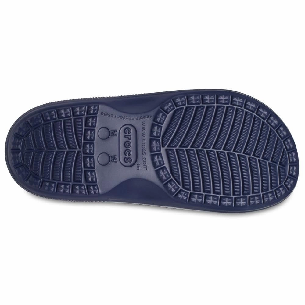 Crocs 207627-410-M12 Unisex Baya Slide Sandals, Navy, Men 12 M