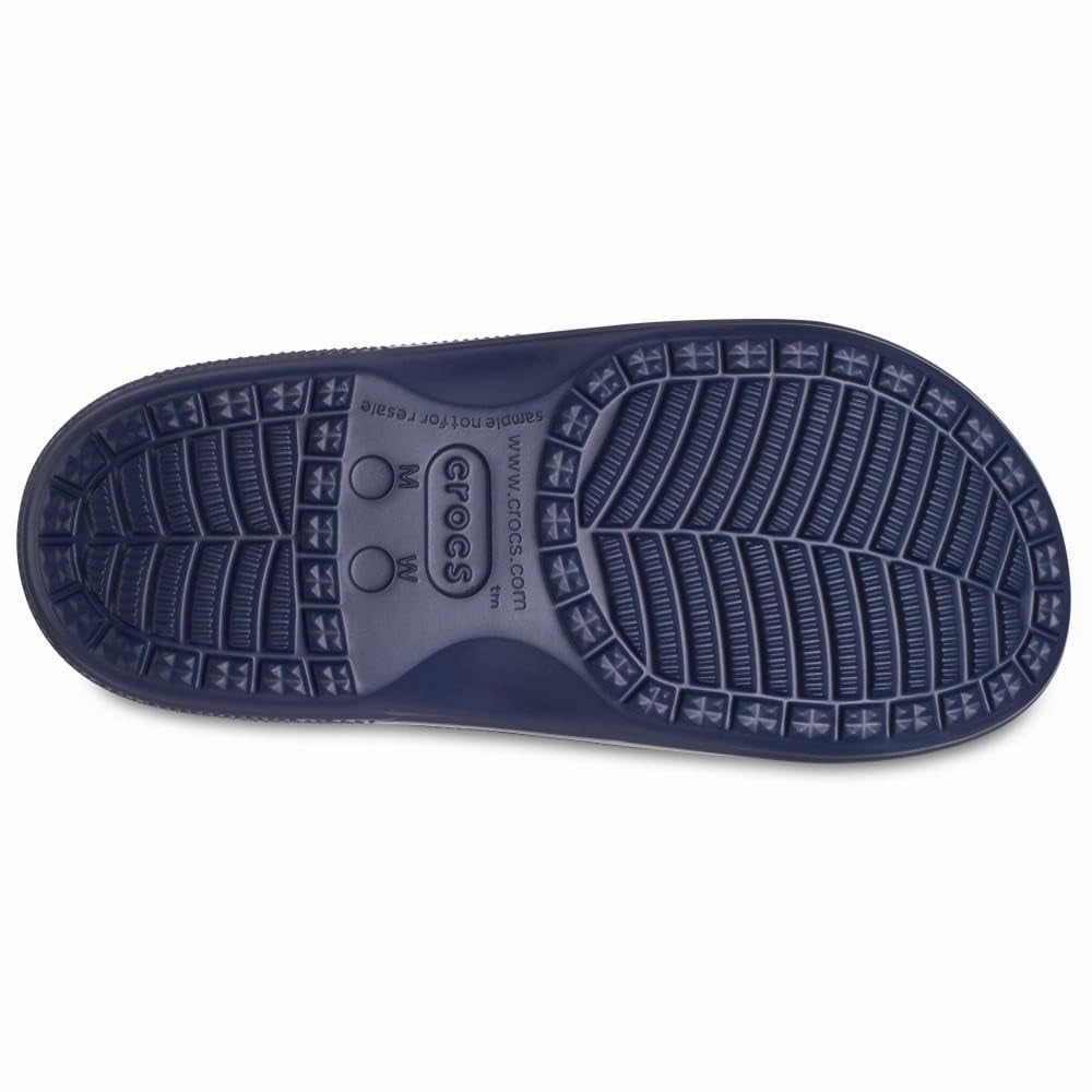 Crocs 207627-410-M12 Unisex Baya Slide Sandals, Navy, Men 12 M