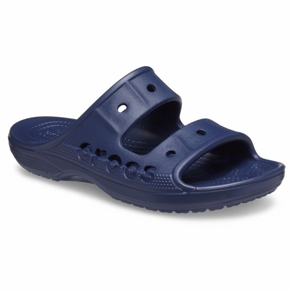 Crocs 207627-410-M12 Unisex Baya Slide Sandals, Navy, Men 12 M