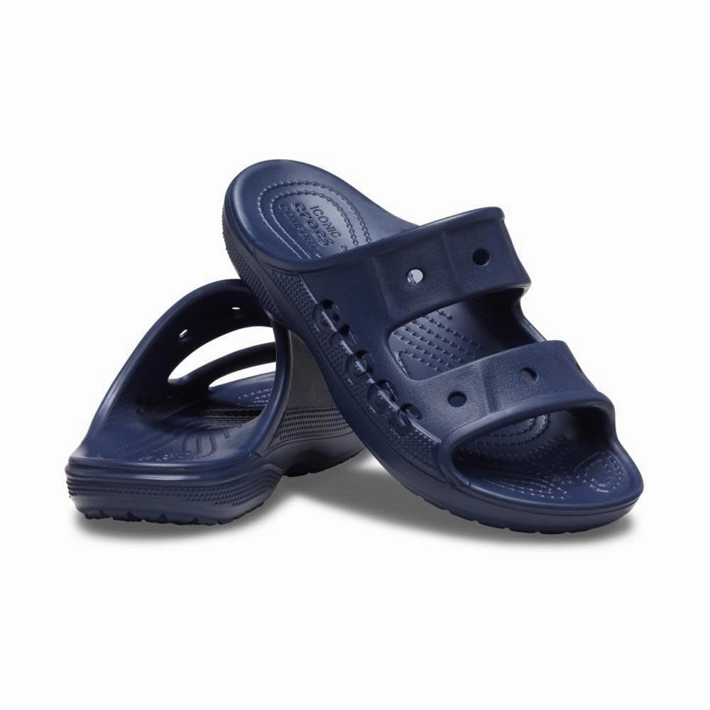 Crocs 207627-410-M12 Unisex Baya Slide Sandals, Navy, Men 12 M