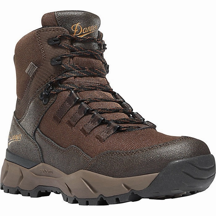 Danner 65301 Vital Trail Waterproof Hiking Boots for Men - Brown/Olive - 11M