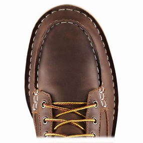 Danner Bull Run Moc Toe Wedge Work Boots for Men - Brown - 11M