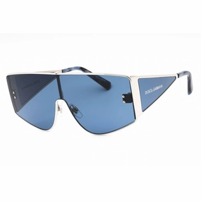 Dolce & Gabbana Men's Sunglasses - Silver Metal Shield Full Rim Frame | 0DG2305 05/80
