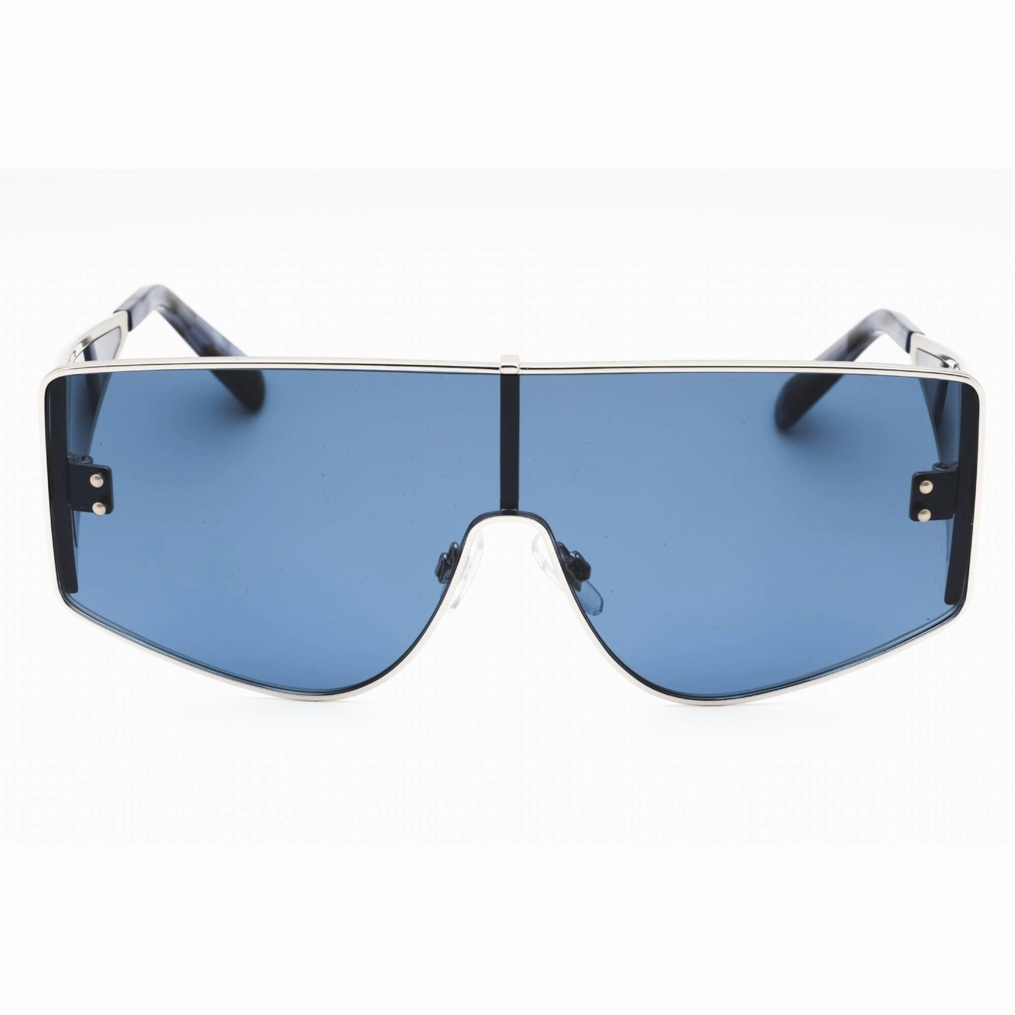 Dolce & Gabbana Men's Sunglasses - Silver Metal Shield Full Rim Frame | 0DG2305 05/80