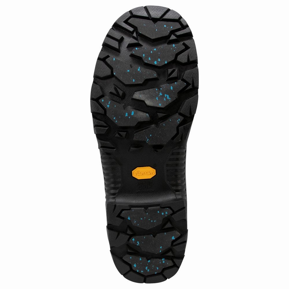 Dryshod Steadyeti Arctic Grip Rubber Boots for Men - Black/Gray - 9M