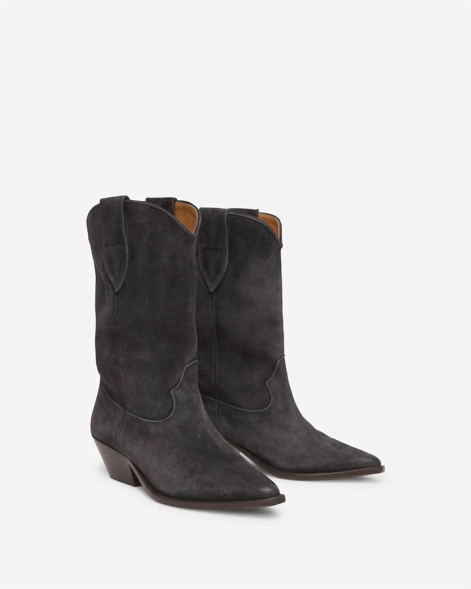 Duerto Cowboy Boots In Faded Black