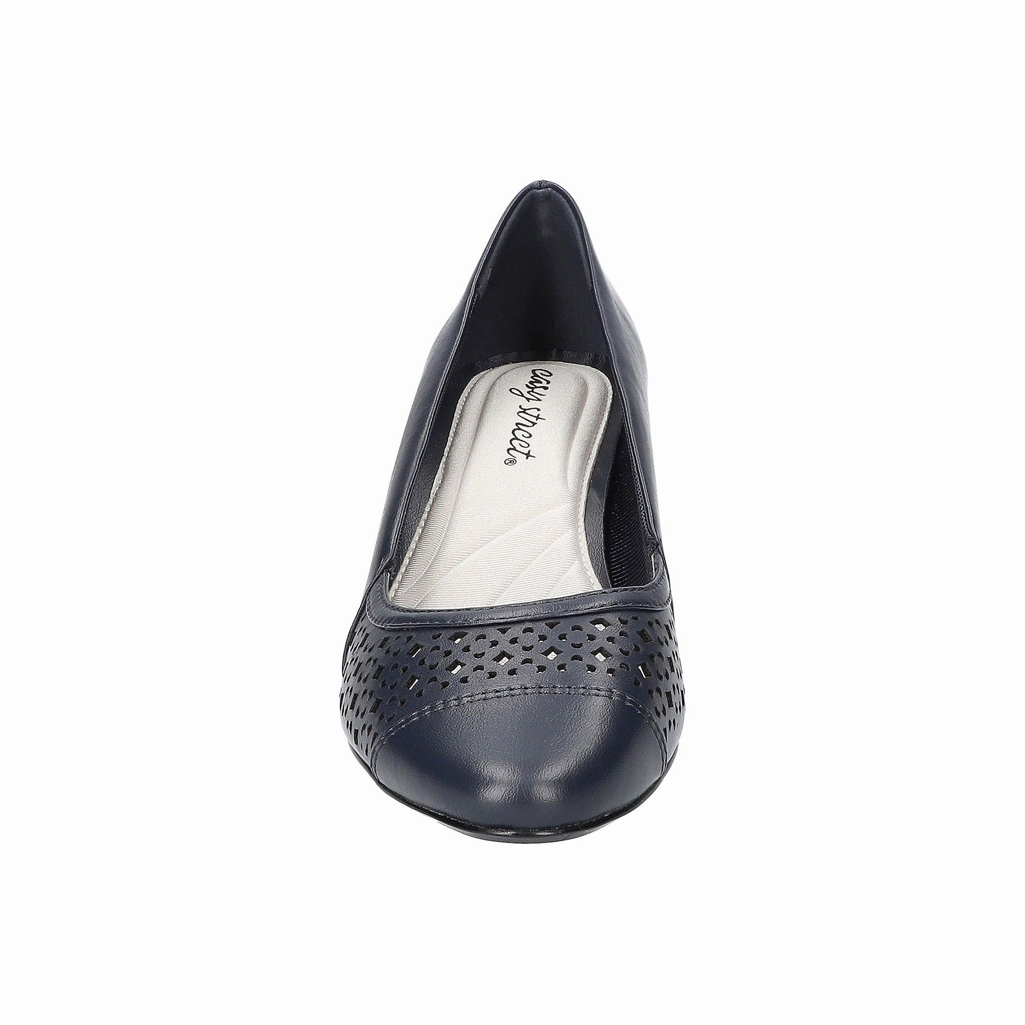 Easy Street Womens Neva Stiletto Heel Pumps - NAVY 7 MEDIUM