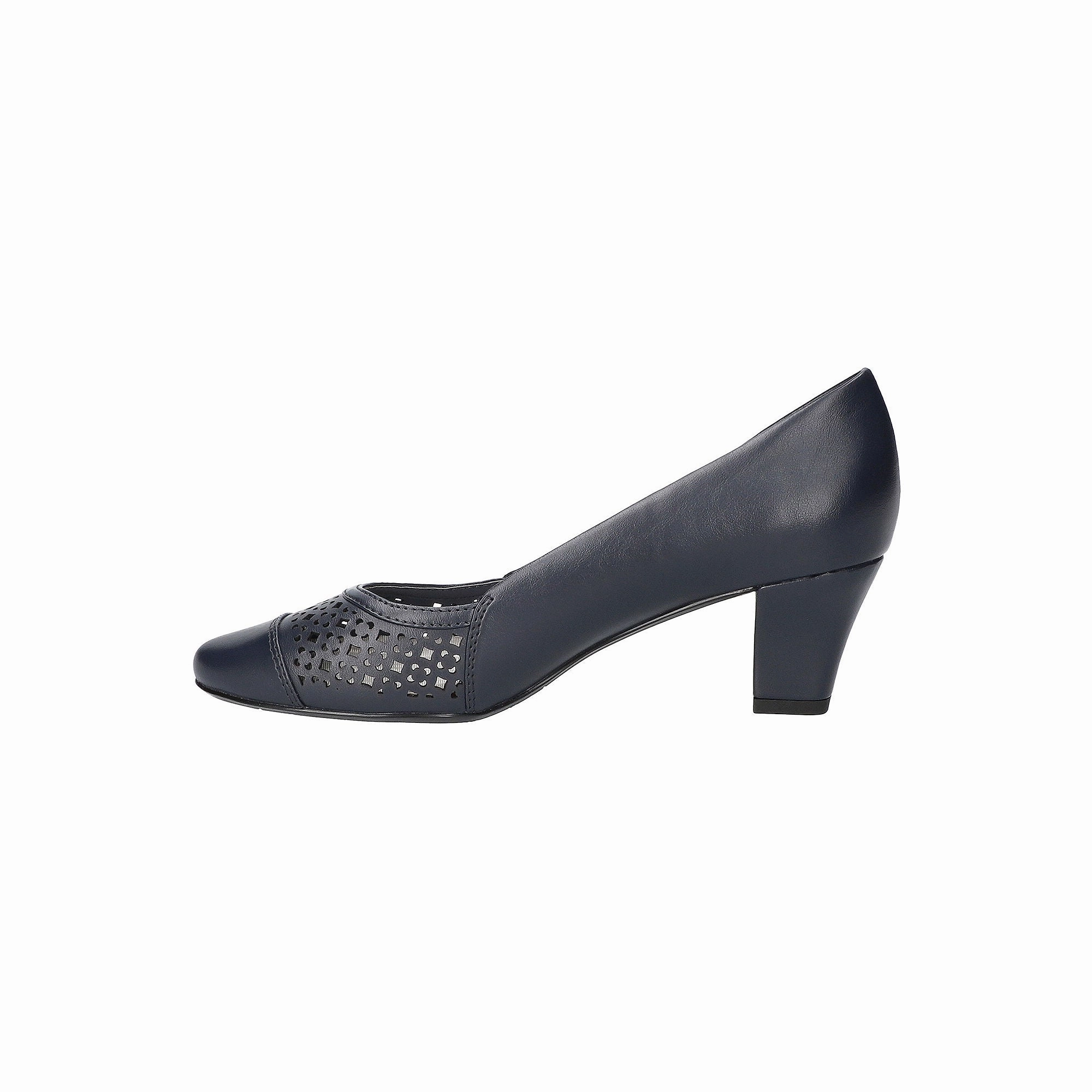 Easy Street Womens Neva Stiletto Heel Pumps - NAVY 7 MEDIUM