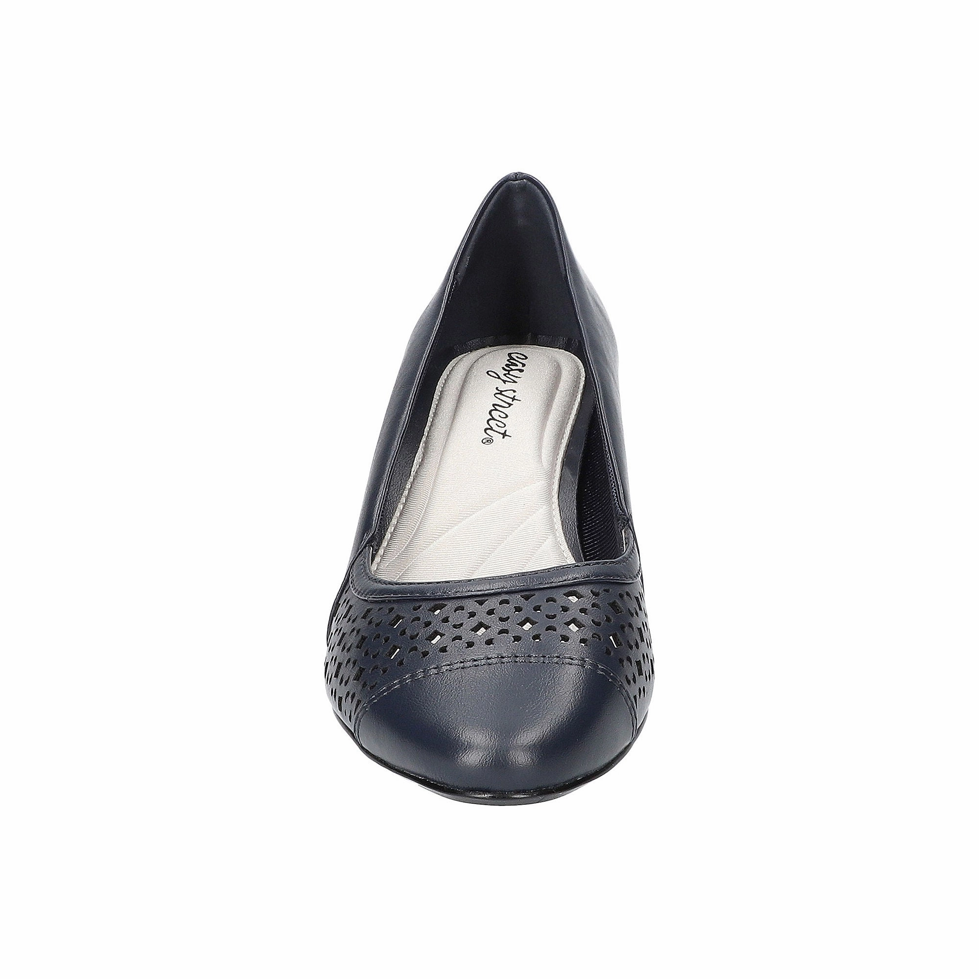 Easy Street Womens Neva Stiletto Heel Pumps - NAVY 8 MEDIUM