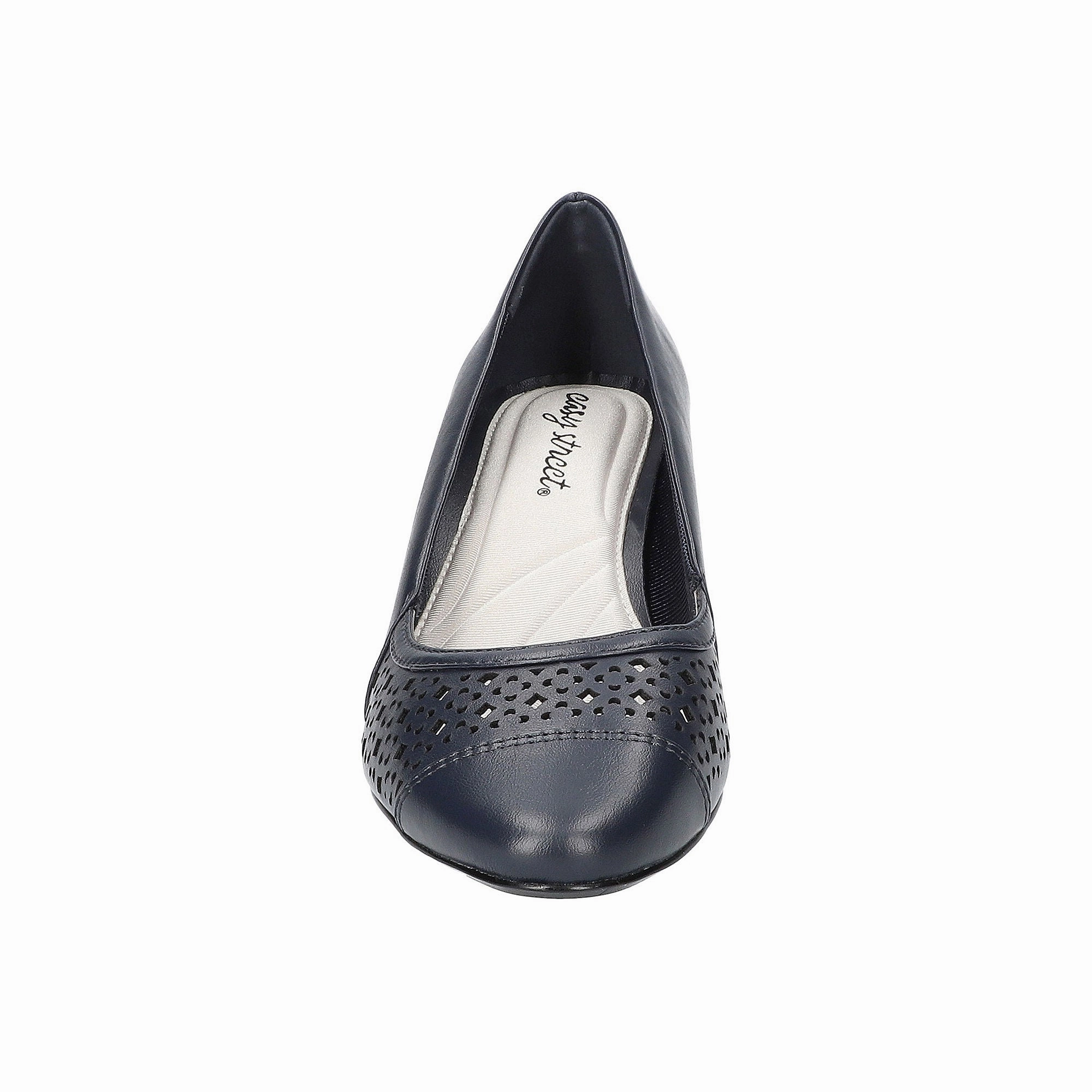Easy Street Womens Neva Stiletto Heel Pumps - NAVY 8 MEDIUM