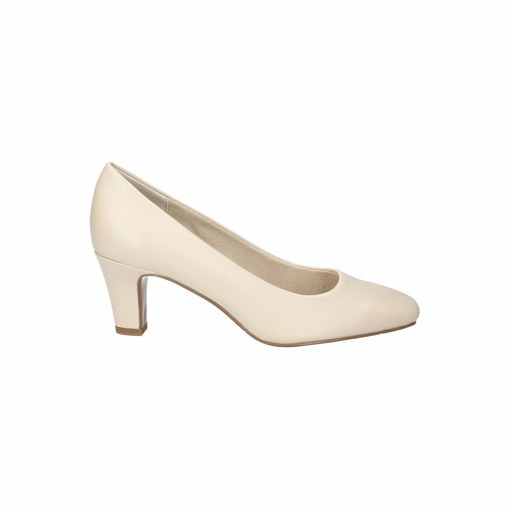 Easy Street Womens Poet Stiletto Heel Pumps - BONE 7 1/2 MEDIUM