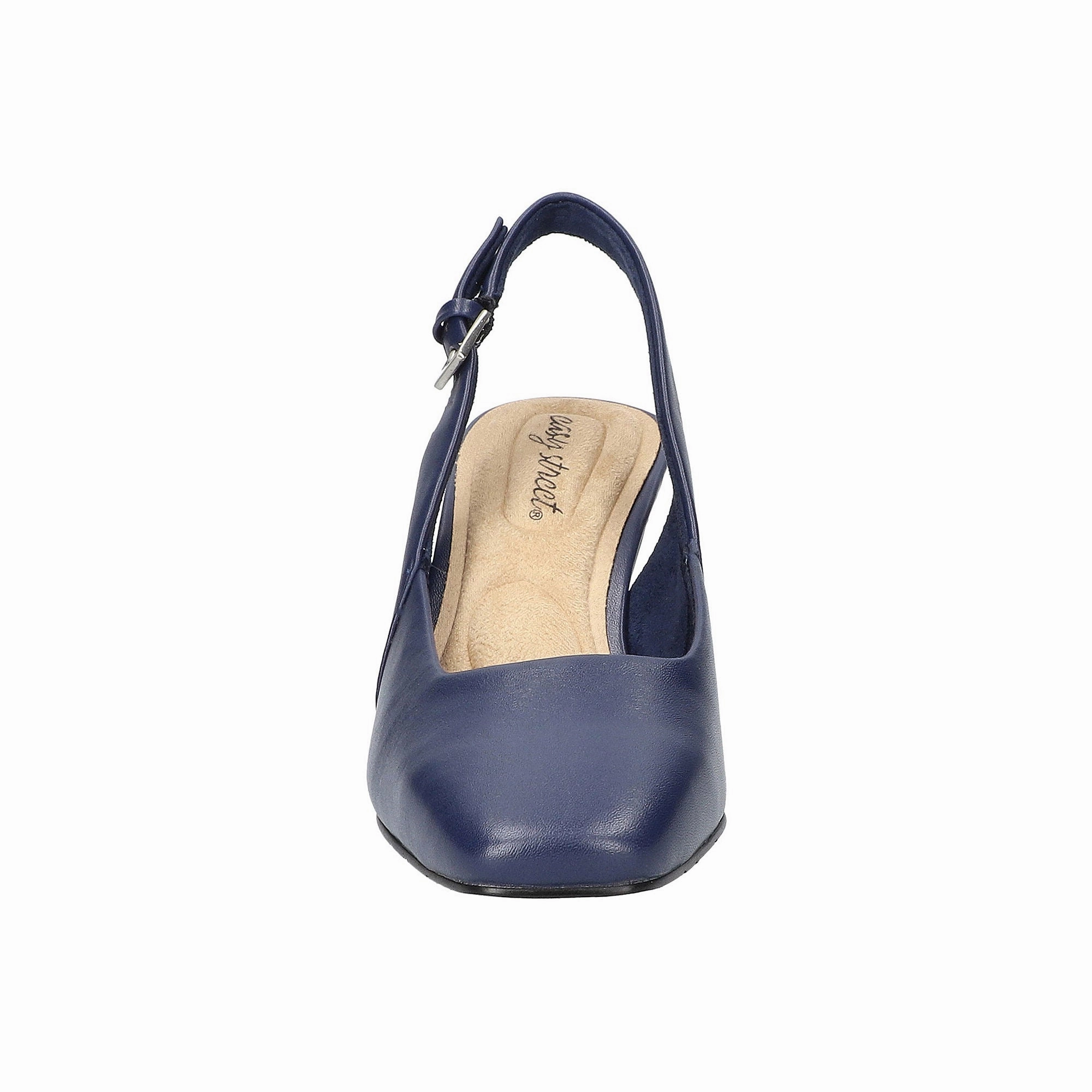 Easy Street Womens Ritsa Stiletto Heel Pumps - NAVY 11 EXTRA WIDE