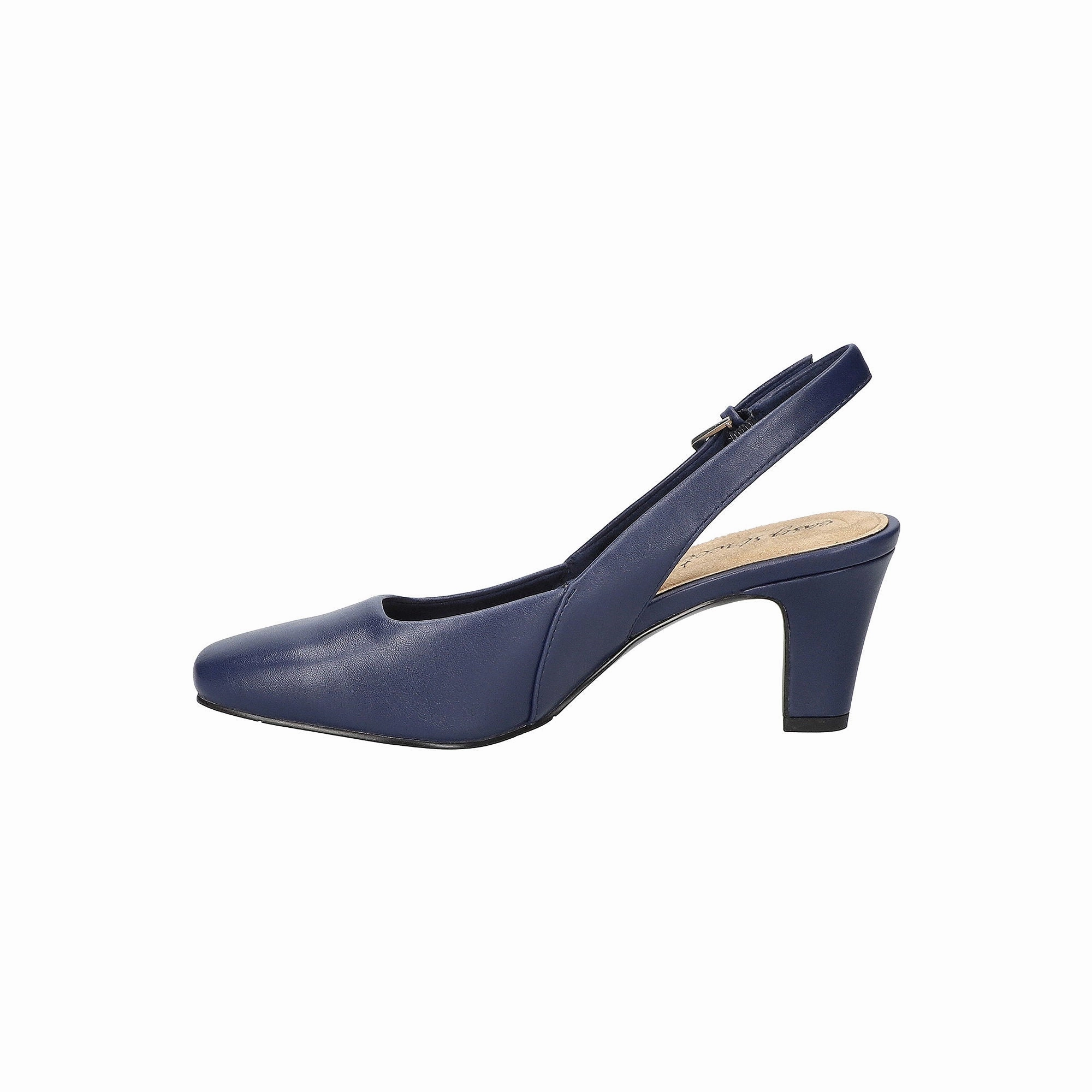 Easy Street Womens Ritsa Stiletto Heel Pumps - NAVY 8 1/2 EXTRA WIDE