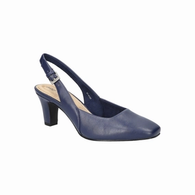 Easy Street Womens Ritsa Stiletto Heel Pumps - NAVY 8 MEDIUM