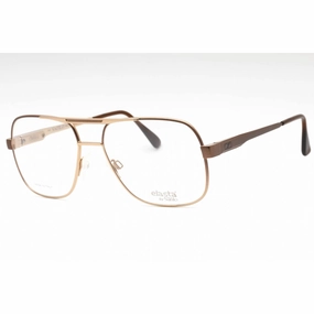Elasta Men's Eyeglasses - Shadow Brown Metal Aviator Full Rim Frame | 3022/P 0291 00