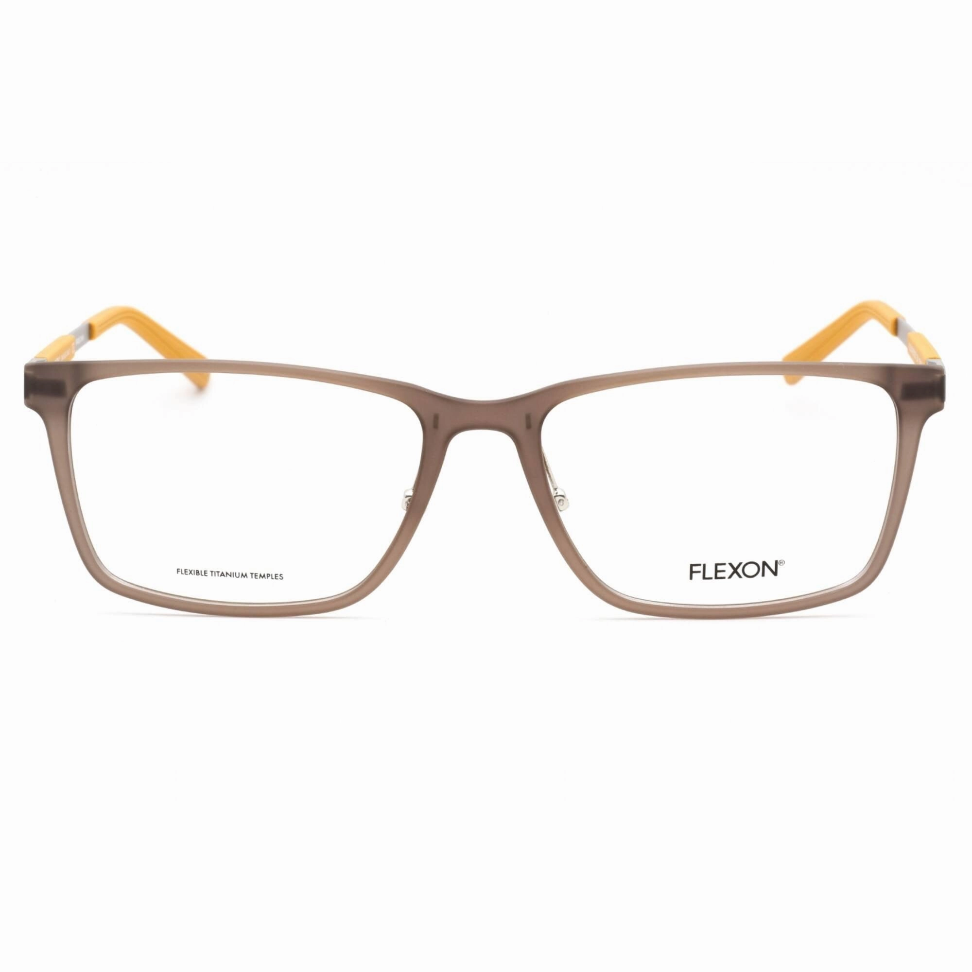 Flexon Men's Eyeglasses - Matte Crystal Taupe Injected Propionate | FLEXON EP8005 204
